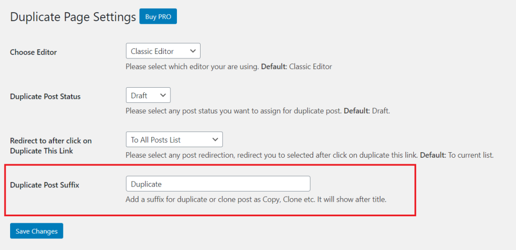 step 4 - wordpress duplicate post plugin