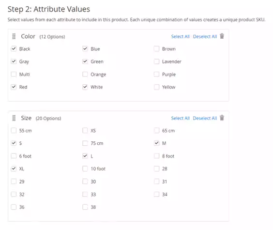 Attribute Values