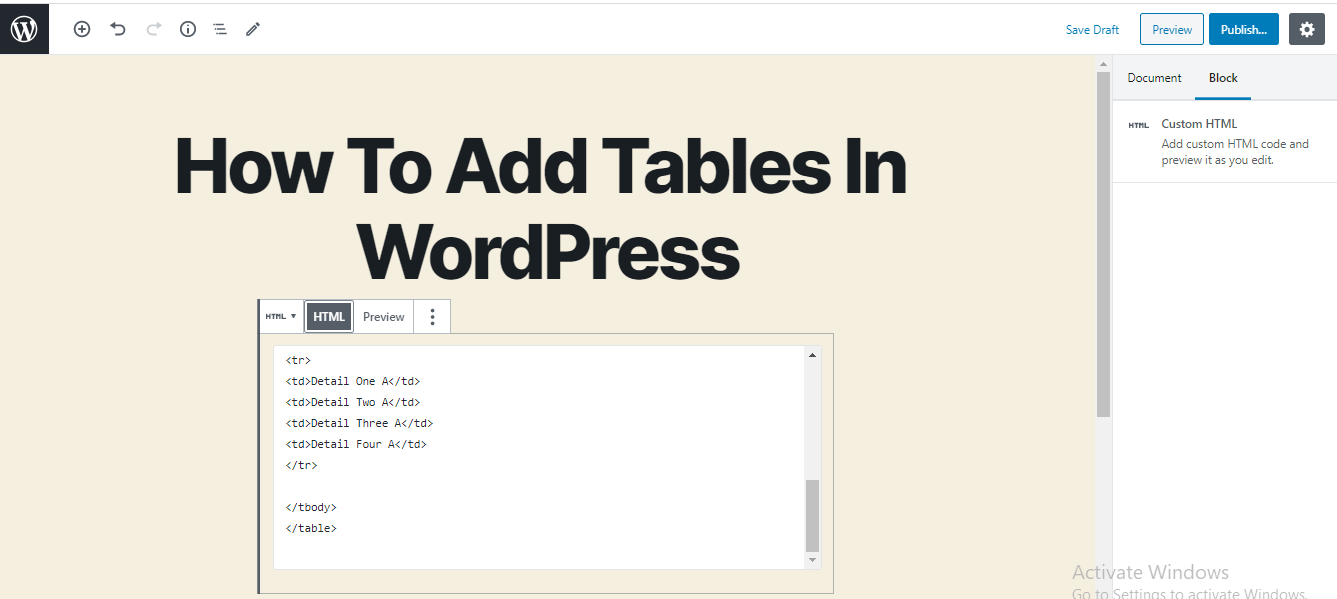 wp data tables