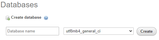 Database name