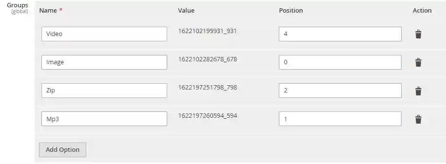 Attachment Groups