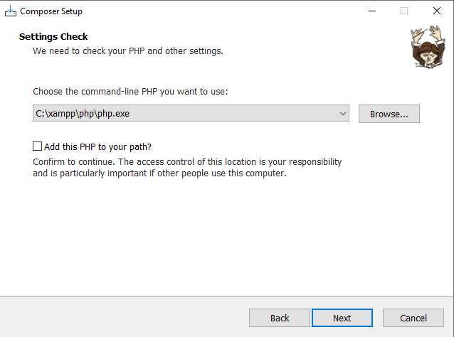 Settings Check