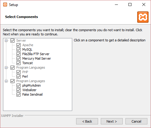 Magento on Localhost - XAMPP Components