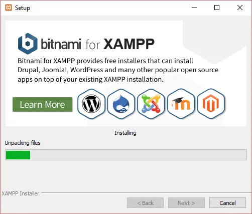 Installing XAMPP