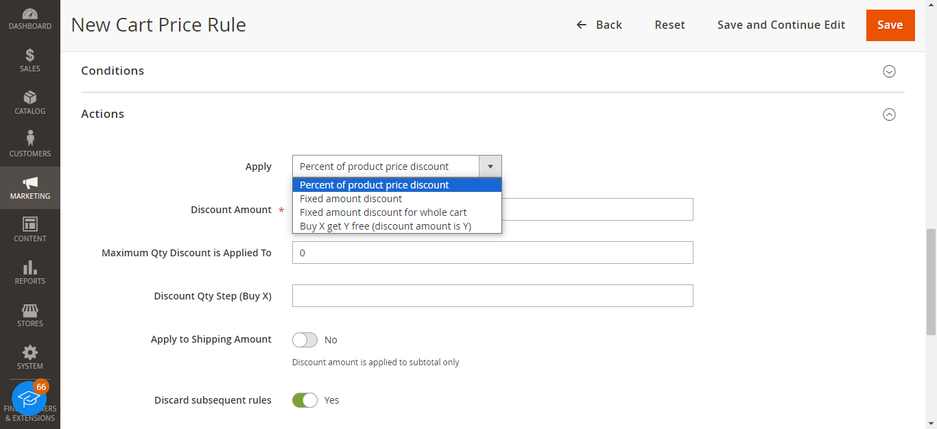 Magento Price Rule - Applying Cart Price Rules