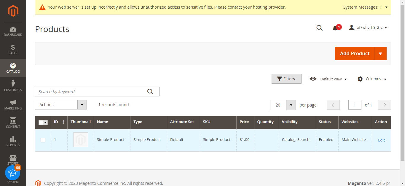 Create and Manage Products in Magento