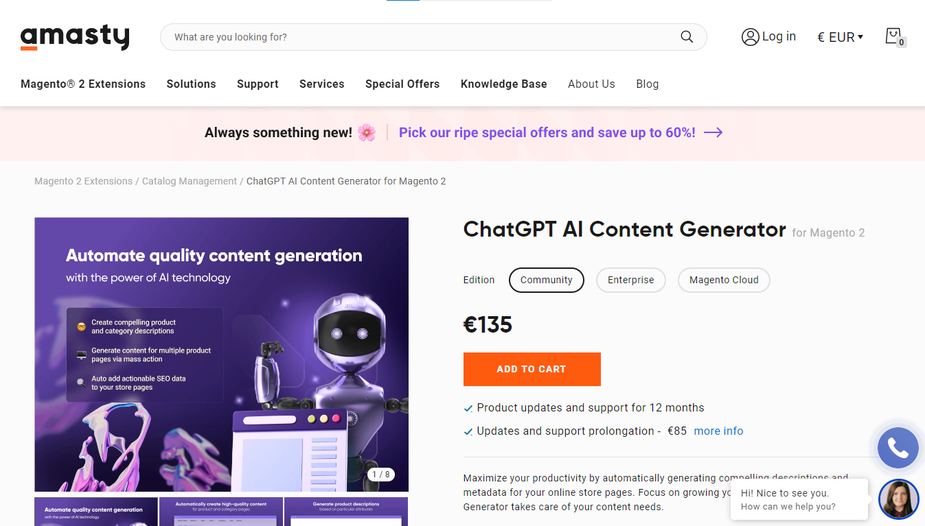 ChatGPT AI Content Generator by Amasty