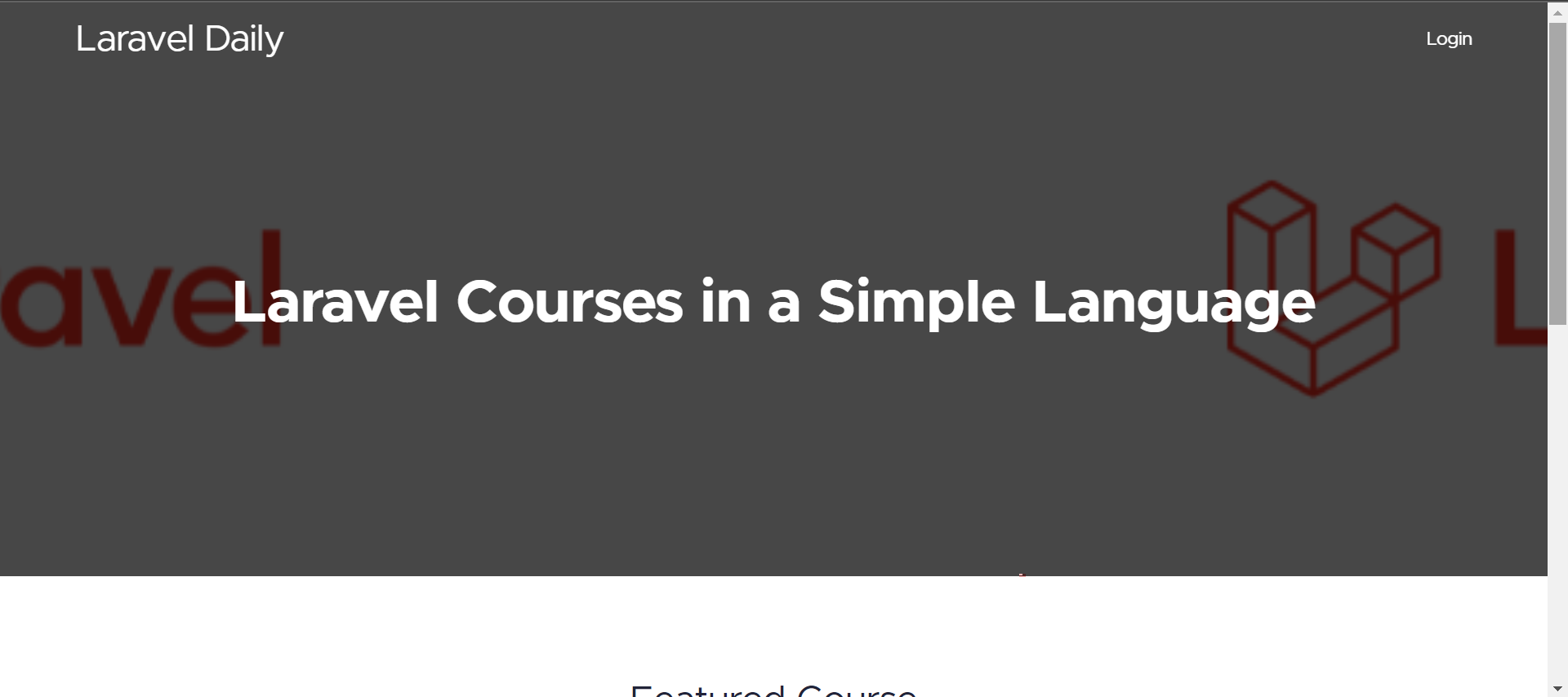 Laravel Learning Websites - Laravel Daily Website