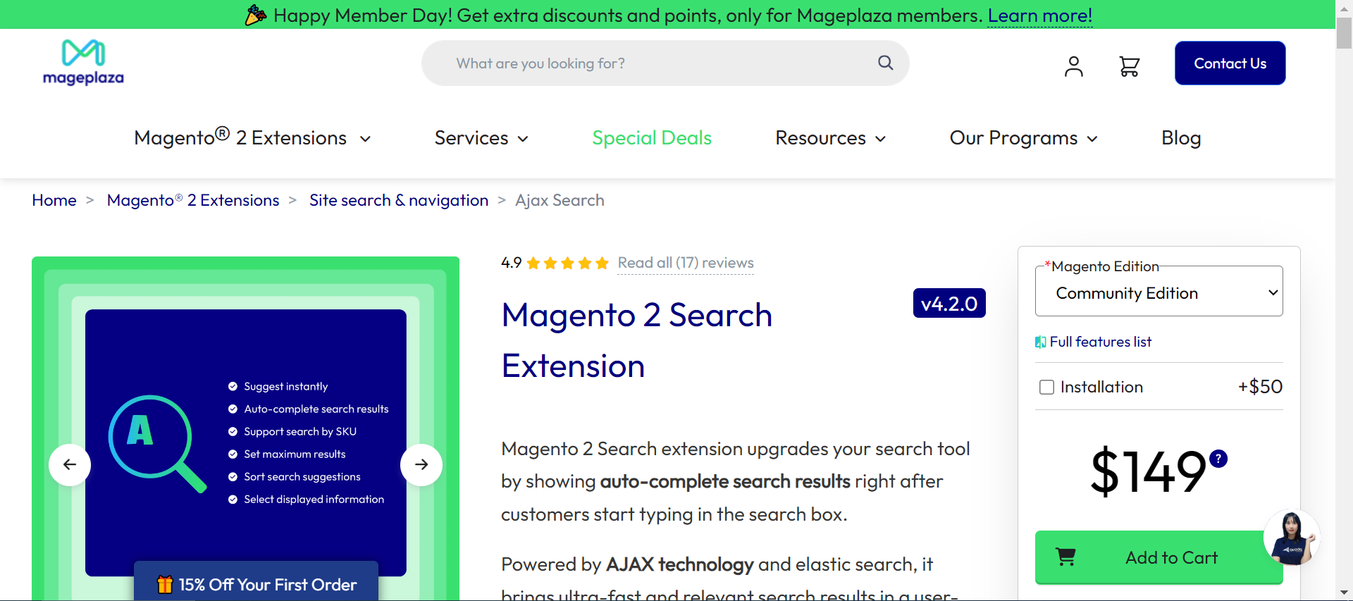 Magento SEO Extension - Mageplaza Magento 2 Search