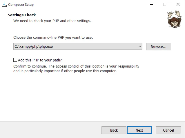 Settings Check