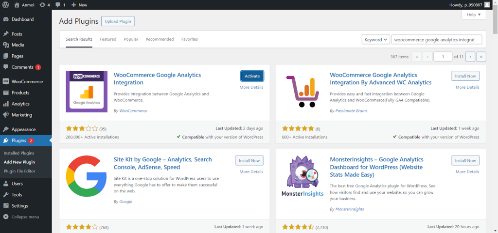 ecommerce tracking in google analytics 4