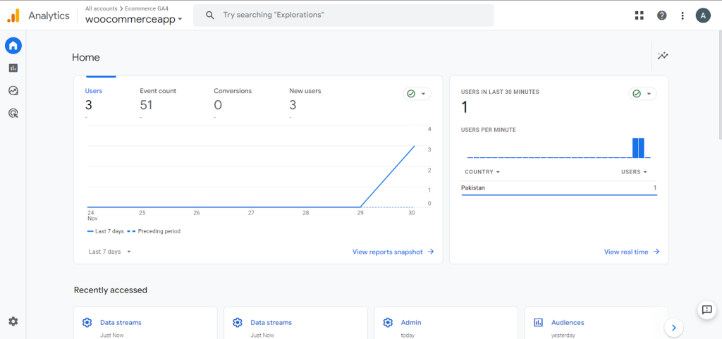 ecommerce tracking in google analytics 4