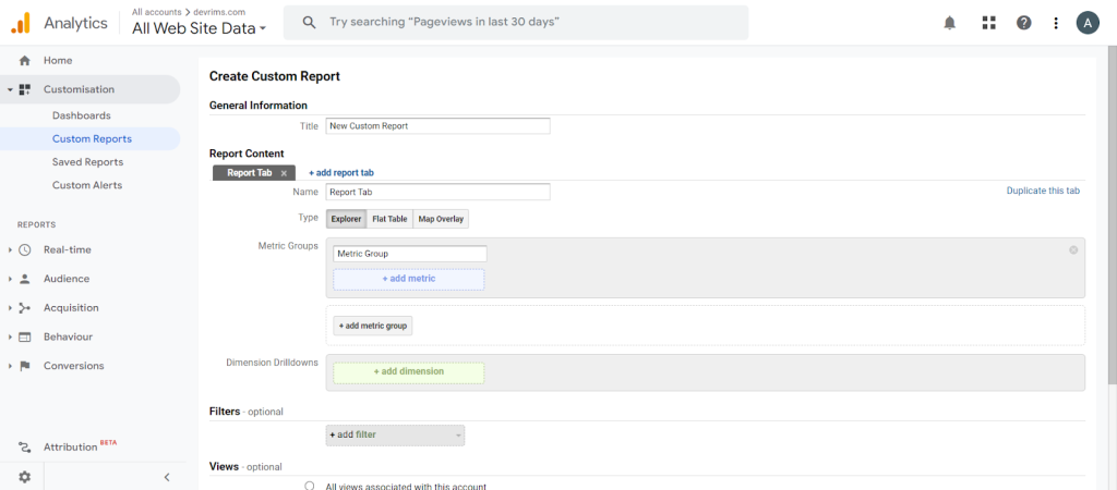 ecommerce tracking in google analytics 4