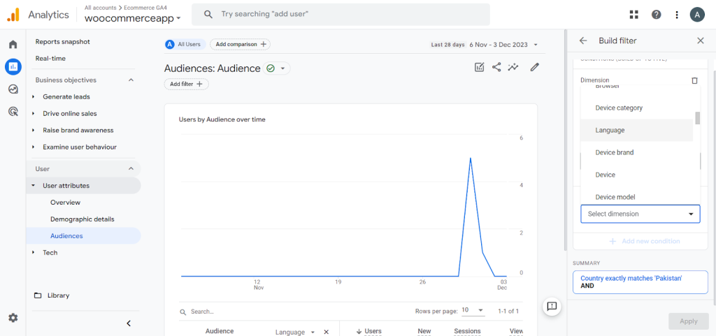 ecommerce tracking in google analytics 4