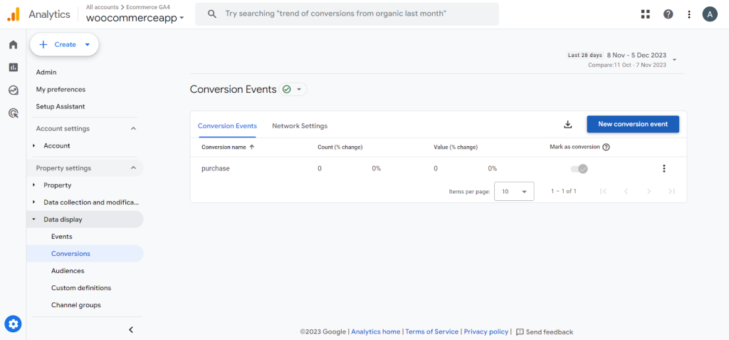 ecommerce tracking in google analytics 4