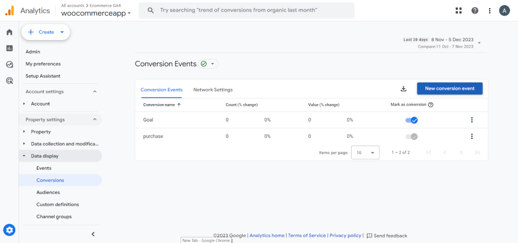 ecommerce tracking in google analytics 4