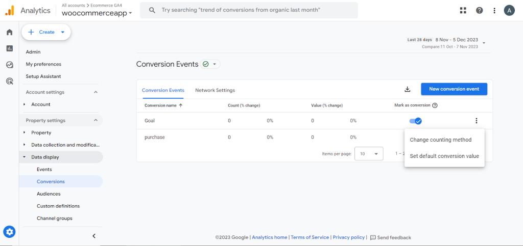 ecommerce tracking in google analytics 4