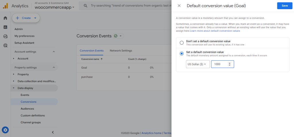 ecommerce tracking in google analytics 4