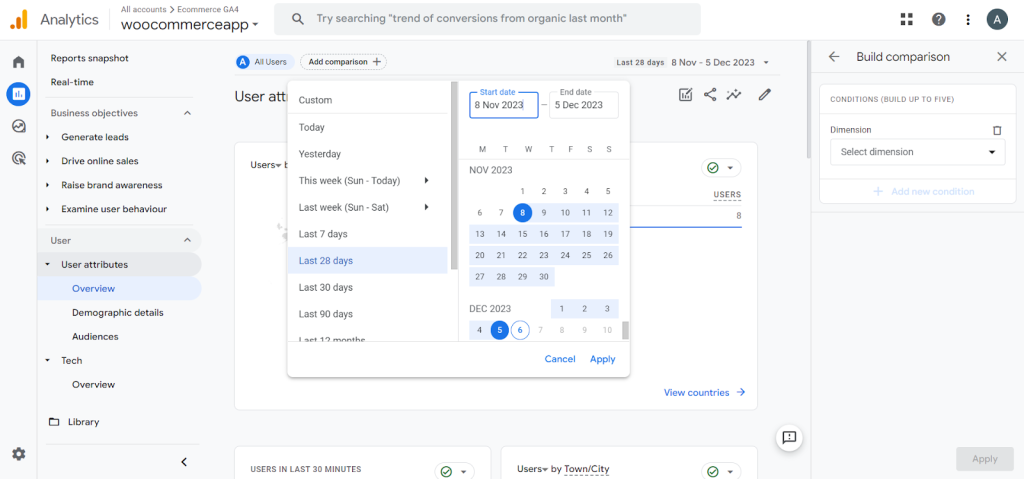 ecommerce tracking in google analytics 4