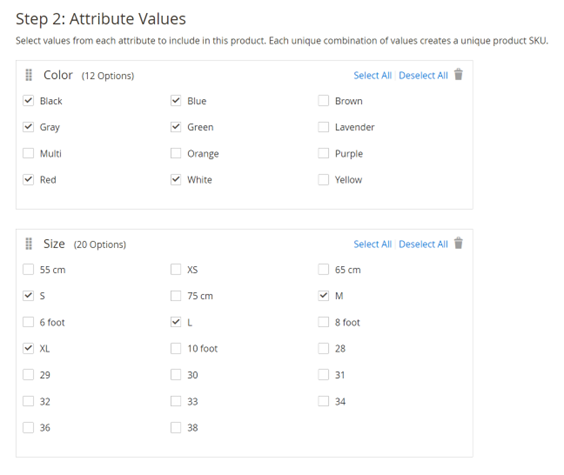 Attribute Values