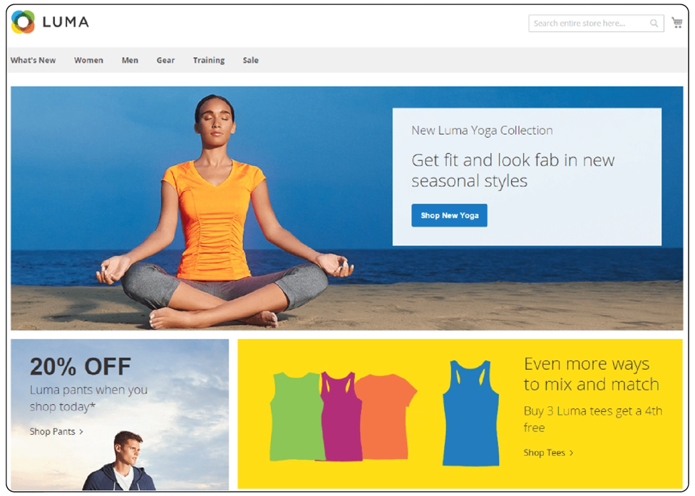 Luma Default Magento Theme