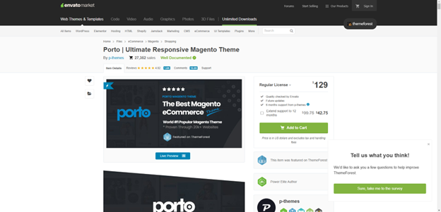 Porto | Ultimate Responsive Magento Theme