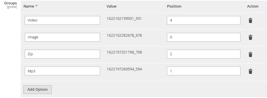 Attachment Groups