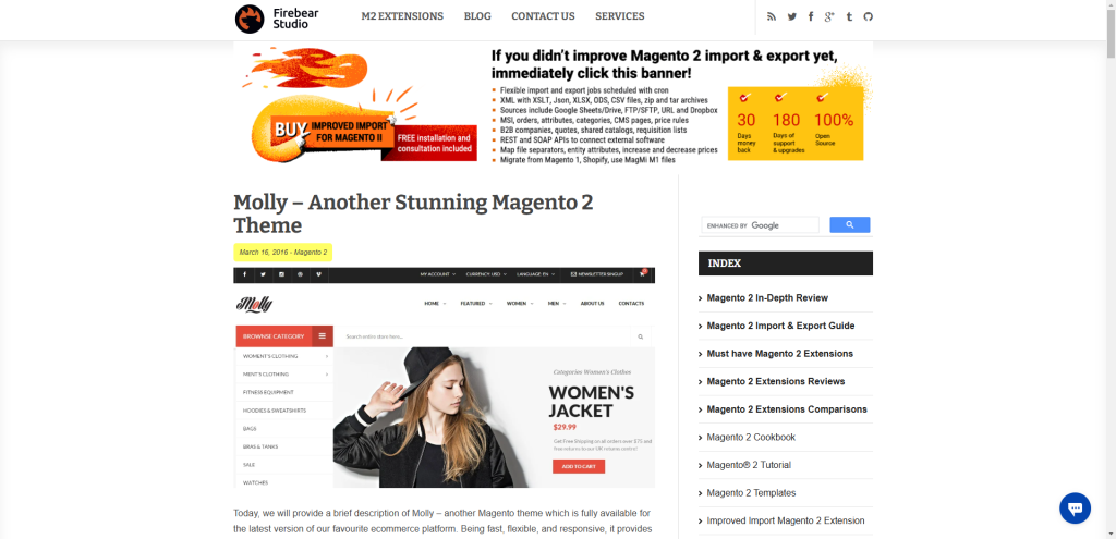 Molly - Magento 2 Theme