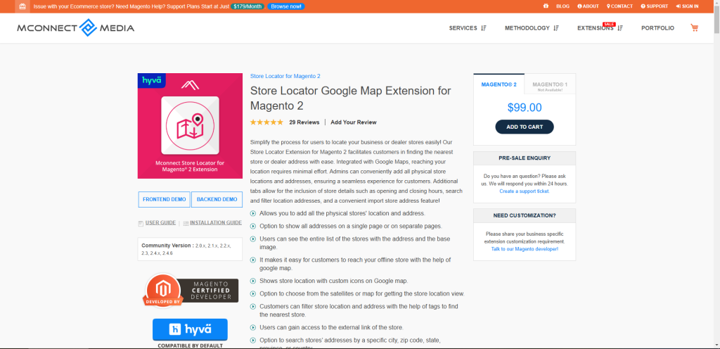 Store Locator with Google Maps Extension for Magento 2 by M-Connect