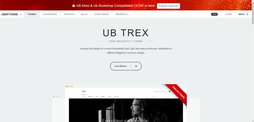 UB Trex Free Magento 2 Theme