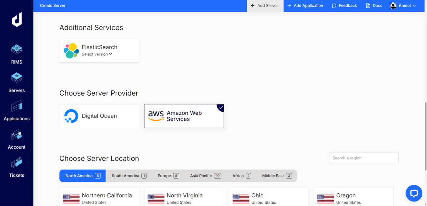 Choose Cloud Provider