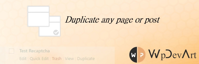 duplicate page or post plugin