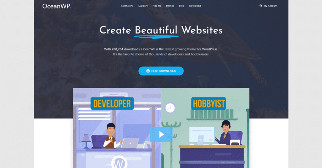 oceanwp wordpress themes